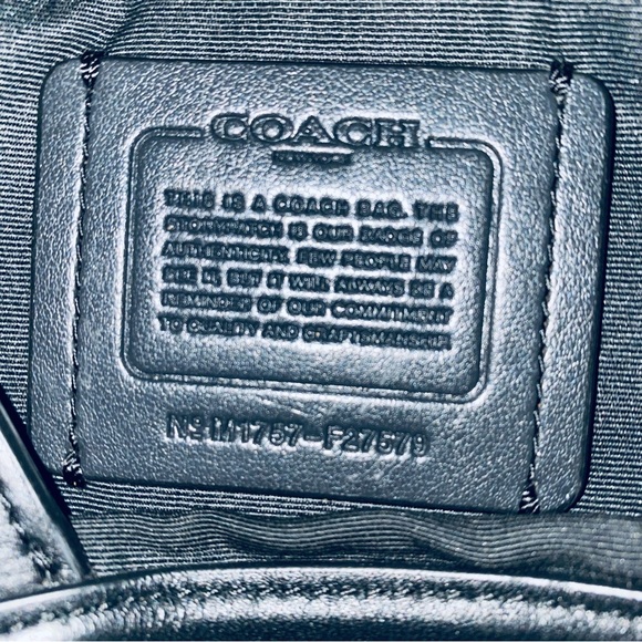 1 bag Coach original Oversized Purse Black and Gray Pre-Owned - Picture 4 of 10